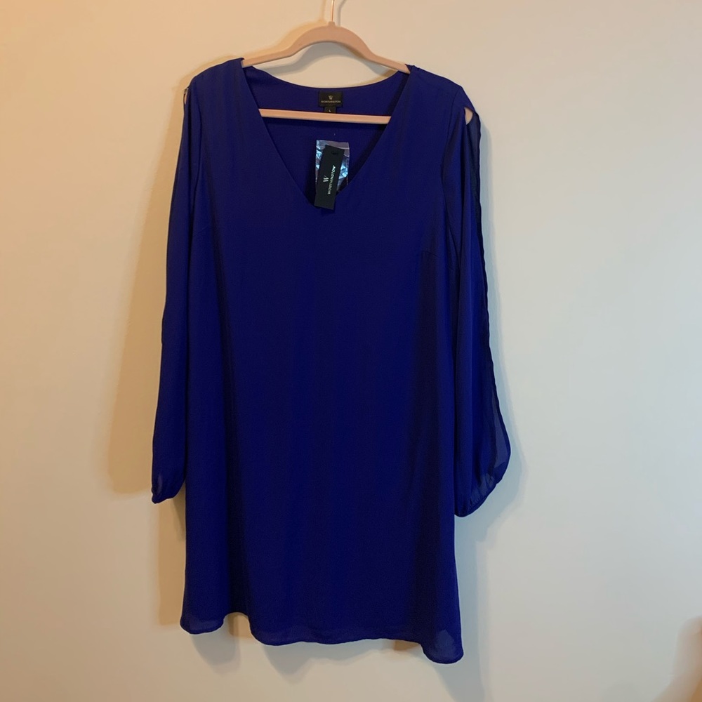 Blue dress